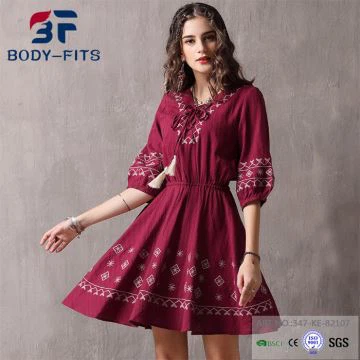 Жіноча вишита сукня